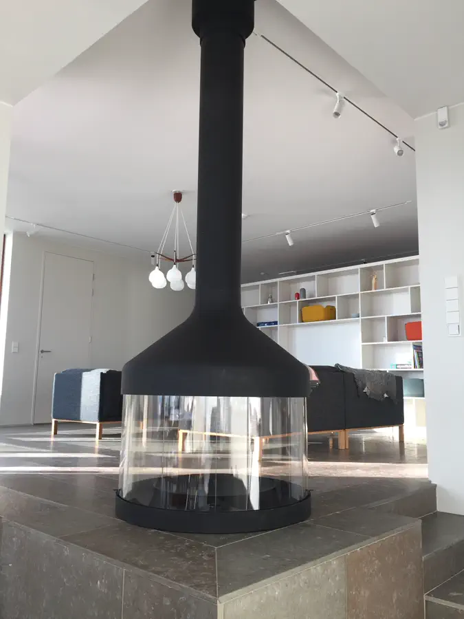 Detalj från skorstenslösning