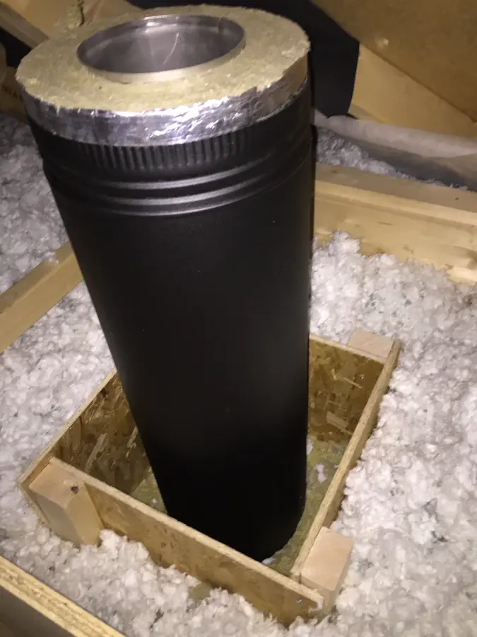 OSB schakt på vinden